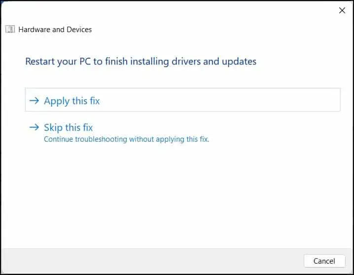 Fix-from-troubleshooter