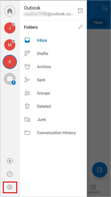 Gear-icon-Outlook-Android-app
