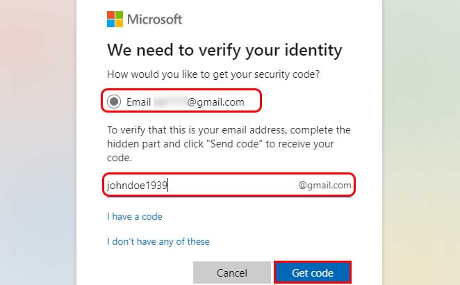 Hotmail-Email-Recovery-Get-Code
