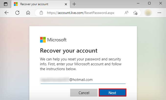Hotmail-Recover-your-account