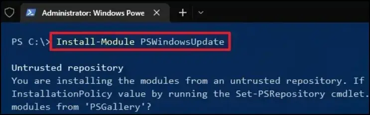 Install-update-module