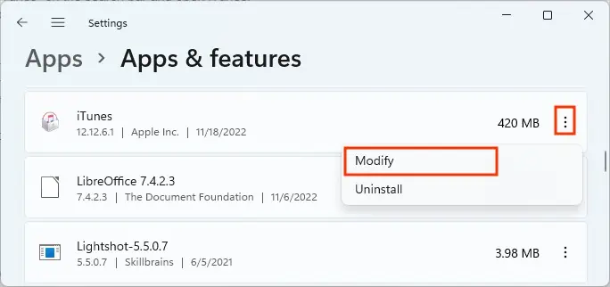 Modify-iTunes-Windows-11