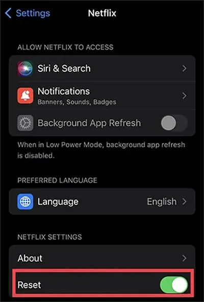 11 Ways to Fix Netflix Showing Black Screen 44 Netflix-Reset-Data-iOS