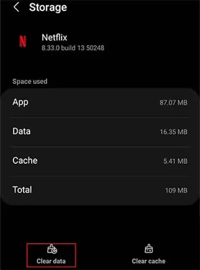11 Ways to Fix Netflix Showing Black Screen 42 Netflix-clear-data-on-Android