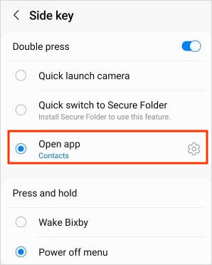 Open-different-app-except-camera