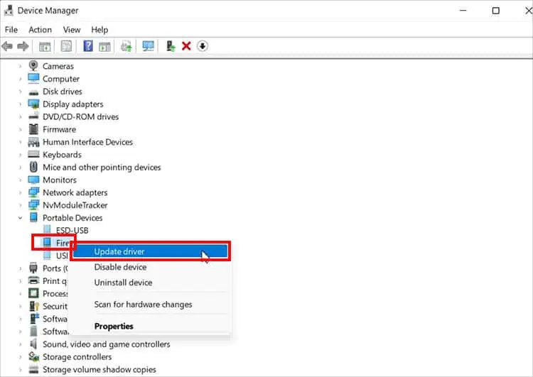 Kindle Fire Not Showing Up on Windows? 9 Ways to Fix it 50 Pick-Update-Driver-