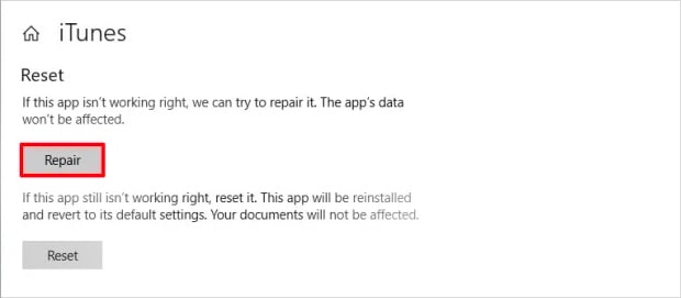 Repair-iTunes-Windows-10