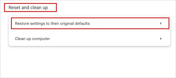 Google Chrome Sound Not Working? Here’s How to Fix It 31 Restore-Chrome-settings-to-default