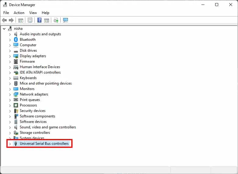 Kindle Fire Not Showing Up on Windows? 9 Ways to Fix it 57 Scroll-down-to-locate-Universal-Serial-Bus-Controllers