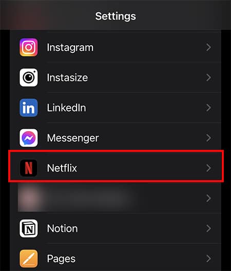 Scroll-to-find-Netflix-app