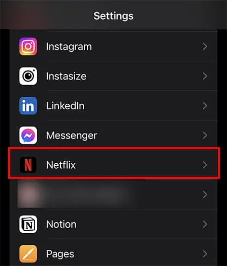 11 Ways to Fix Netflix Showing Black Screen 43 Scroll-to-find-Netflix-app