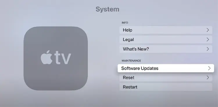 Apple TV Keeps Freezing? Here’s How to Fix It 32 Select-Software-Updates