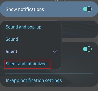Select-silent-and-minimized