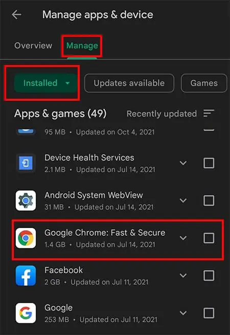 Tap-on-Updates-Available-and-locate-Google-Chrome-