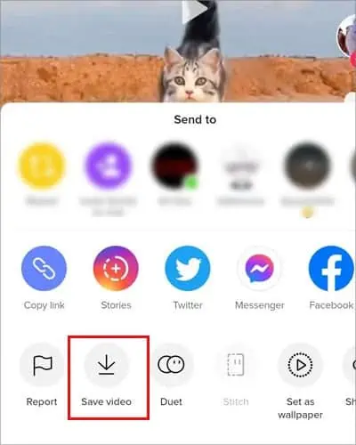How to Embed Video on Twitter? 58 Tap-on-the-Save-video-option