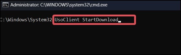 Uso client start download