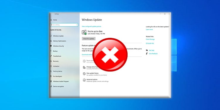Windows Update and settings not opening