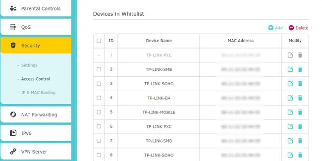 How to Set Up TP Link Router 36 access-control-whitelist