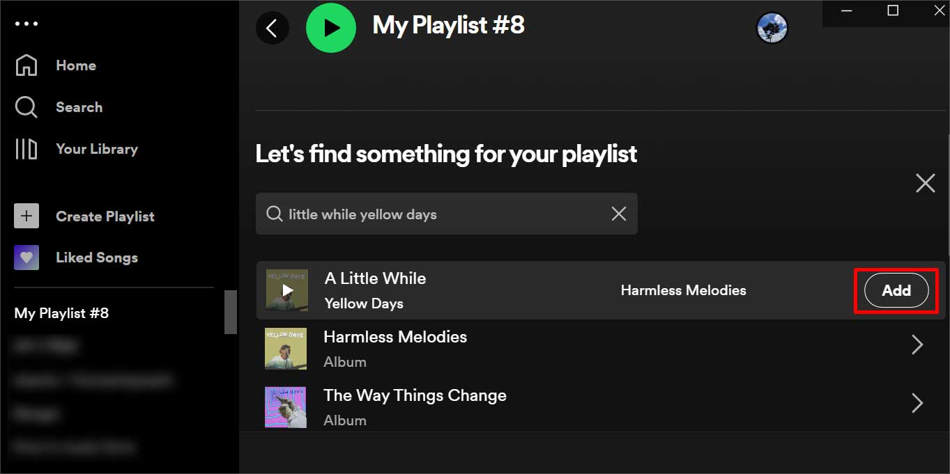 add-songs-to-the-new-playlist-on-spotify