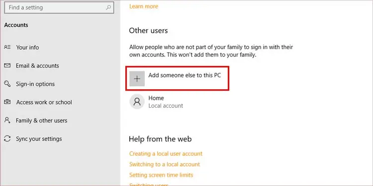 Microsoft Store Not Opening? Here’s How to Fix it 14 add-user-windows