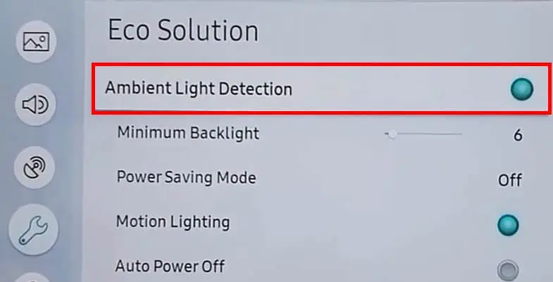 How to Fix Color Distortion on TV 32 ambient-light-on-samsung-tv