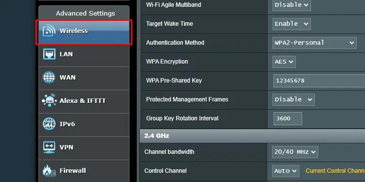 How to Turn Off Wi-Fi on Router 33 asus-router-advanced-wireless-settings