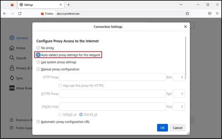 What Does "Your Connection is Not Secure" Error Mean? How to Fix It 18 auto-detect-proxy-settings-for-this-network