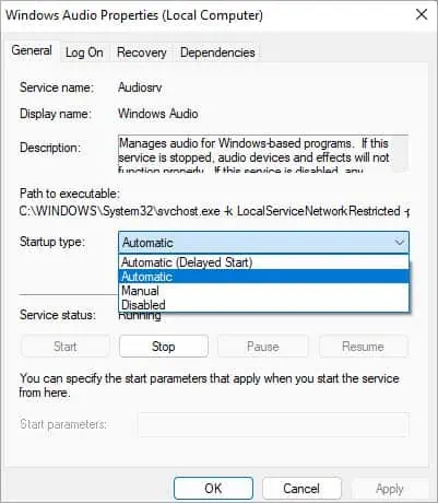 automatic-windows-autio-services-startup