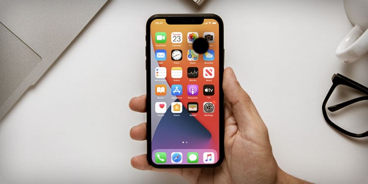 black spot on iphone screen