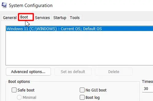 9 Ways to Fix if Laptop Won’t Shutdown on Windows 15 boot-tab-1