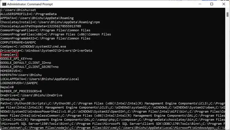 4 Ways How You Can Set Windows Environment Variables 21 changed-user-environment-variable