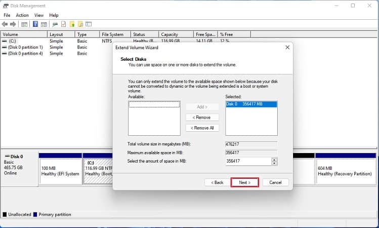 check amount space and hit next