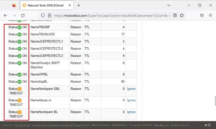check-status-mxtoolbox