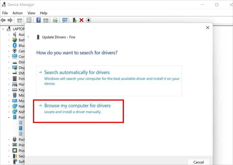Kindle Fire Not Showing Up on Windows? 9 Ways to Fix it 51 click-Browse-my-computer-for-drivers