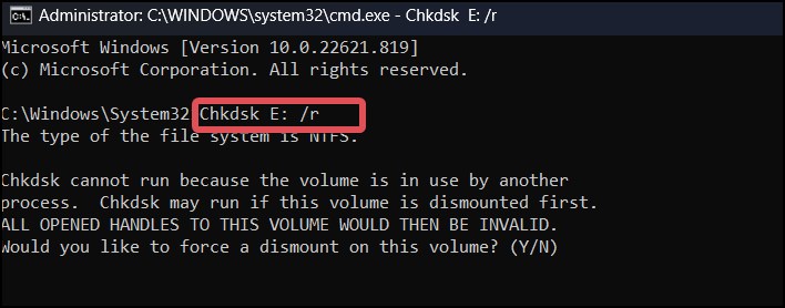 CHKDSK