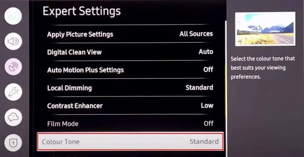 How to Fix Color Distortion on TV 30 colour-tone-standard-1024x530