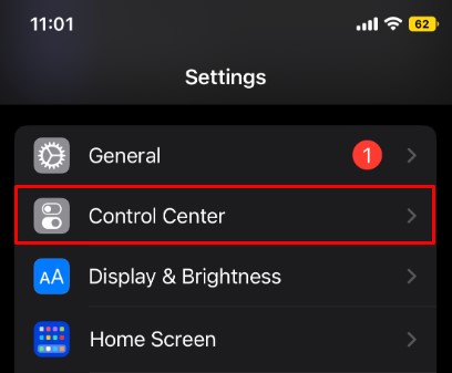 control center