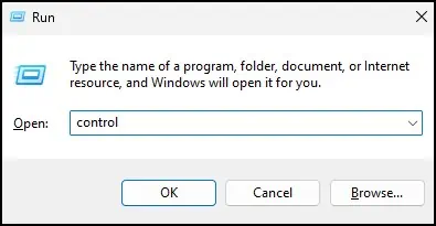 6 Ways to Fix Drive Is Not Accessible “Access denied” in Windows 11 15 control-run