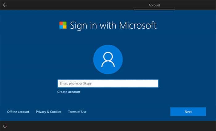 create-microsoft-account