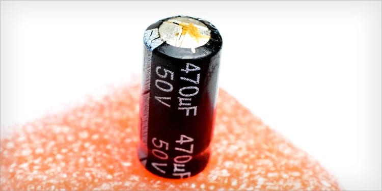 TV Won't Turn On? Here’s How to Fix It 16 damaged-capacitor