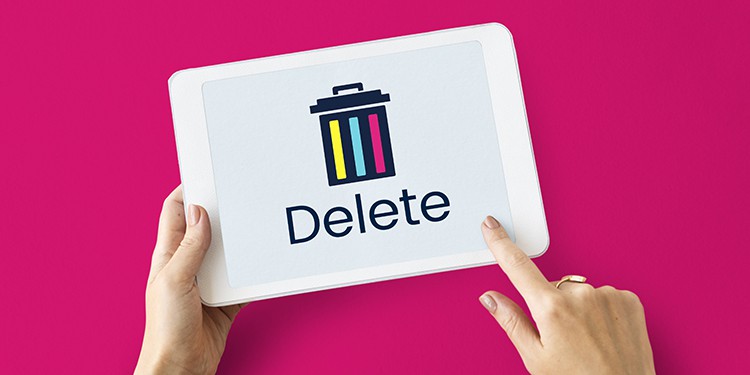 delete data from device
