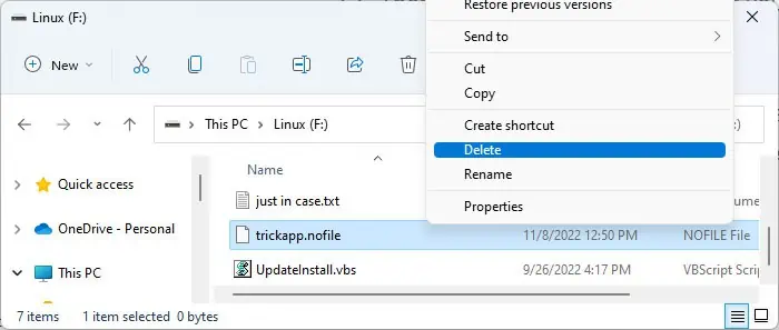 delete-trickapp-nofile