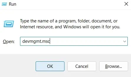 9 Ways to Fix if Laptop Won’t Shutdown on Windows 23 devmgmt-in-run