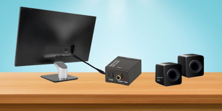 digital to analog converter connect monitor