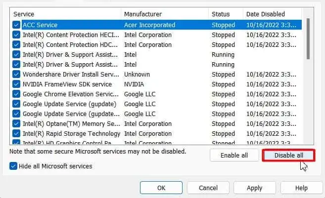 9 Ways to Fix if Laptop Won’t Shutdown on Windows 20 disable-all-min
