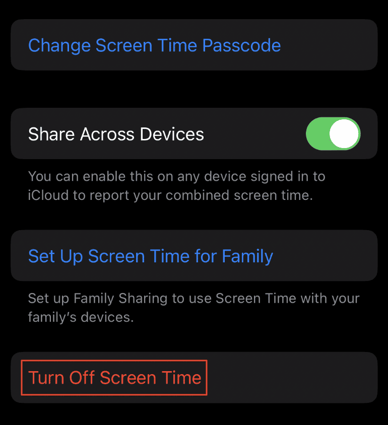 disable-screentime-ios