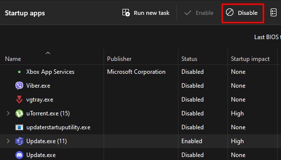 disable startup apps nvidia installer failed