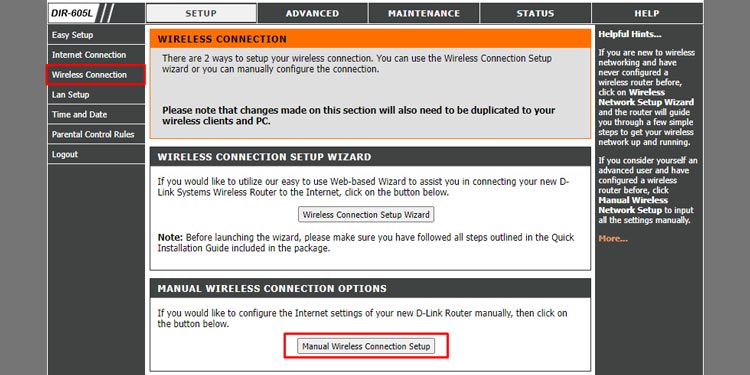 dlink-wireless-connection-setup