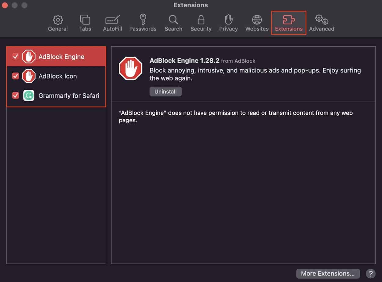 enable-extensions