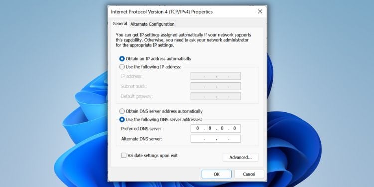 enable or disable dhcp